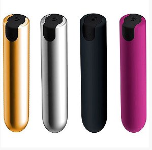 Vibrador Bullet Recarregável com 10 Modos - Lover Viber