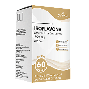 Isoflavona 60 cápsulas MaxViril