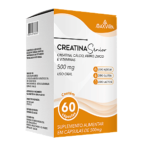 Creatina Sênior 60 cápsulas MaxViril