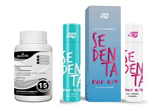 Kit MaxViril Premium + Gel Comestível Sedenta por 6/9 (2uni)