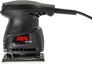 Lixadeira profissional orbital Skil 7232 preta 50Hz/60Hz 200W 127V