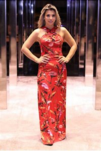 Vestido Longo Viscolycra Estampado Versátil 2 em 1