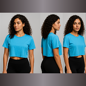 Cropped Feminino - Tecido Fluity