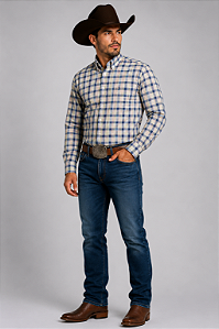 Camisa ML - Xadrez