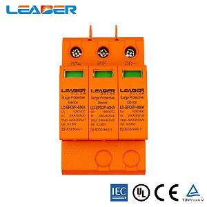 DPS - Dispositivo de Proteção contra Surtos 1000v 3 polos Leader