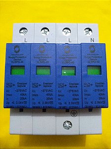 DPS-Dispositivo de Proteção contra Surtos 275vca 4 polos Sun Light