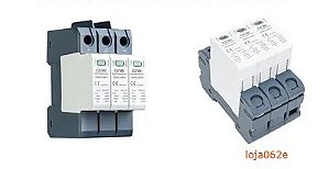 DPS-Dispositivo de Proteção contra Surtos 20~40kA 1000vcc 3 polos Geya