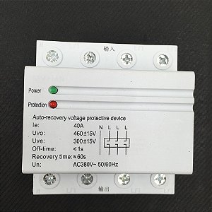 Relé de Proteção de Equipamentos 3 fases 4 fios EARU