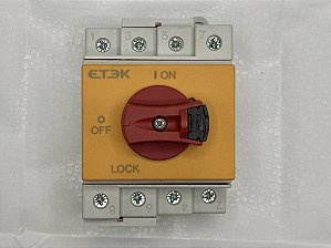 Chaves Seccionadoras PV 1000v 4 polos 32A Etek