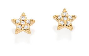 Brinco Rommanel Estrela com Zircônias Cód. 527251
