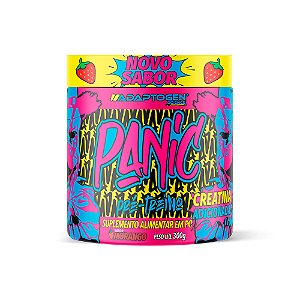 PRE TREINO PANIC ADAPTOGEN - 300G SABOR MORANGO