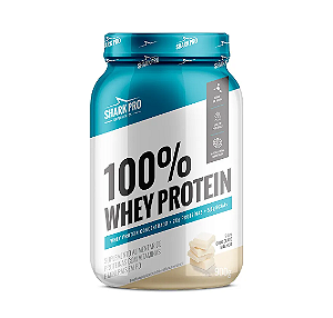 100% WHEY PROTEIN SHARK PRO POTE 900G CHOCOLATE BRANCO