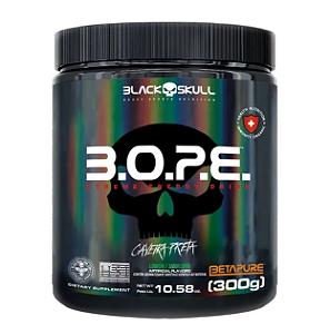 PRE TREINO BOPE BLACK SKULL 300G SABOR LIMAO
