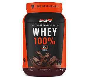 WHEY 100% NEW MILLEN POTE 900G SABOR CHOCOLATE
