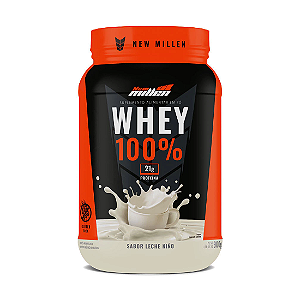WHEY 100% NEW MILLEN POTE 900G SABOR LECHE NINO