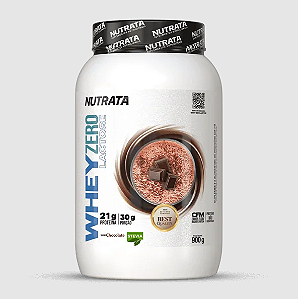 WHEY ZERO LACTOSE NUTRATA POTE 900G SABOR CHOCOLATE