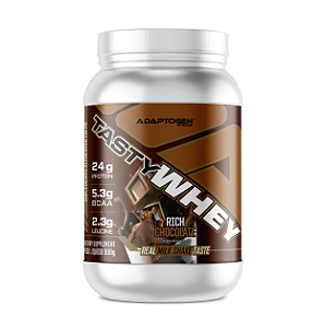 TASTY WHEY 3W ADAPTOGEN POTE 900G SABOR RICH CHOCOLATE