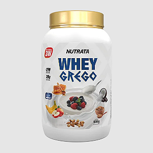 WHEY GREGO NUTRATA POTE 900G SABOR NATURAL