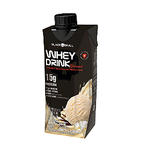 WHEY DRINK GOURMET 250ML BLACK SKULL SABOR BAUNILHA