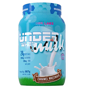 UNDER MILK WHEY UNDER LABZ POTE 900G SABOR CARAMEL MACCHINATO