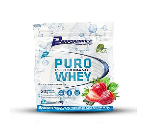 PURO WHEY PERFORMANCE REFIL 1.8KG SABOR MORANGO