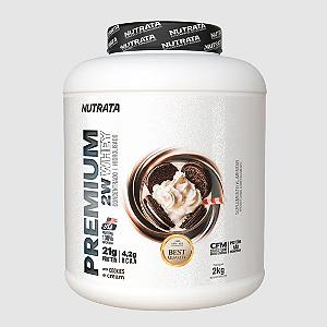 WHEY PREMIUM 2W NUTRATA POTE 2KG SABOR COOKIES
