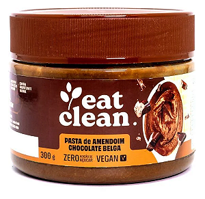 PASTA DE AMENDOIM EAT CLEAN 300G SABOR CHOCOLATE BELGA