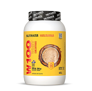 W100 NUTRATA POTE 900G SABOR HAVANNA