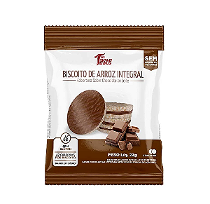 BISCOITO DE ARROZ INTEGRAL MRS TASTE 22G SABOR CHOCOLATE