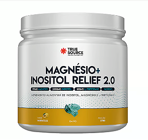 TRUE MAGNÉSIO + INOSITOL RELIEF 2.0 375G - TRUE SOURCE SABOR MARACUJA