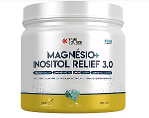 TRUE MAGNÉSIO + INOSITOL RELIEF 3.0 350G TRUE SOURCE SABOR MARACUJA