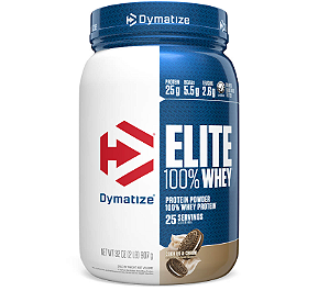 ELITE 100% WHEY POTE 907G SABOR COOKIES & CREAM