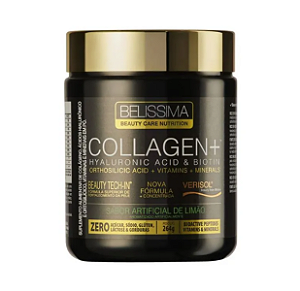 COLLAGEN BELISSIMA - BLACK SKULL 264G SABOR LIMAO