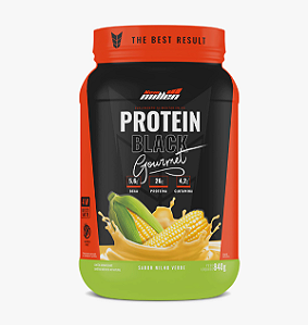 PROTEIN BLACK GOURMET NEW MILLEN POTE 840G SABOR MILHOR VERDE