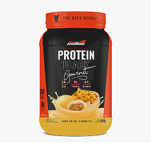 PROTEIN BLACK GOURMET NEW MILLEN POTE 840G SABOR MARACUJA