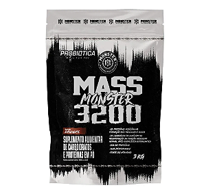 HIPERCALORICO MASS MONSTER 3200 PROBIOTICA REFIL 3KG SABOR CHOCOLATE
