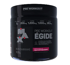 PRE TREINO EGIDE MAX TITANIUM 300G SABOR AÇAI COM GUARANA
