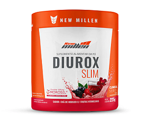 DIUROX SLIM NEW MILLEN POTE 225G SABOR FRUTAS VERMELHAS