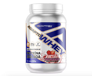 ADAPTO WHEY ADAPTOGEN POTE 900G SABOR MORANGO