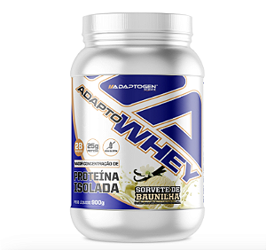 ADAPTO WHEY ADAPTOGEN POTE 900G SABOR BAUNILHA