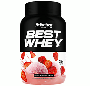 BEST WHEY ATLHETICA POTE 900G SABOR MILK SHAKE