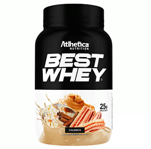 BEST WHEY ATLHETICA POTE 900G SABOR CHURROS