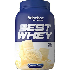 BEST WHEY ATLHETICA POTE 900G SABOR CHOCOLATE BRANCO