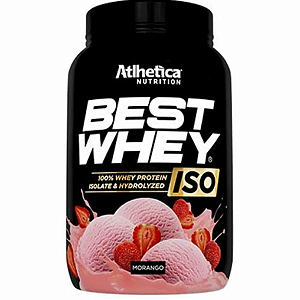 BEST ISO ATLHETICA POTE 900G SABOR MORANGO