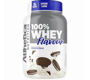 100% WHEY FLAVOUR ATLHETICA POTE 900G SABOR COOKIES