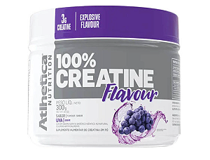 100% CREATINE FLAVOUR ATLHETICA POTE 300G SABOR UVA