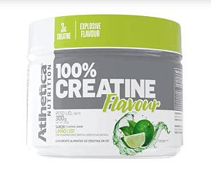 100% CREATINE FLAVOUR ATLHETICA POTE 300G SABOR LIMAO