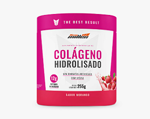 COLAGENO HIDROLISADO NEW MILLEN POTE 255G SABOR MORANGO