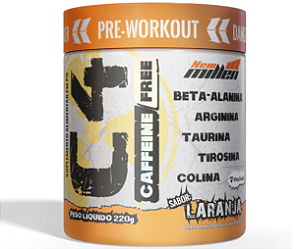 C4 CAFFEINE FREE NEW MILLEN POTE 220G SABOR LARANJA