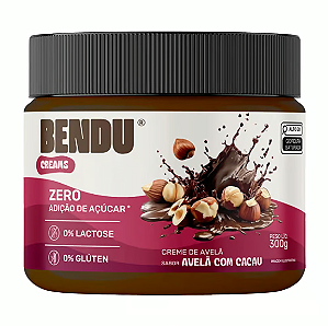 CREME DE AVELA BENDU 450G SABOR CACAU